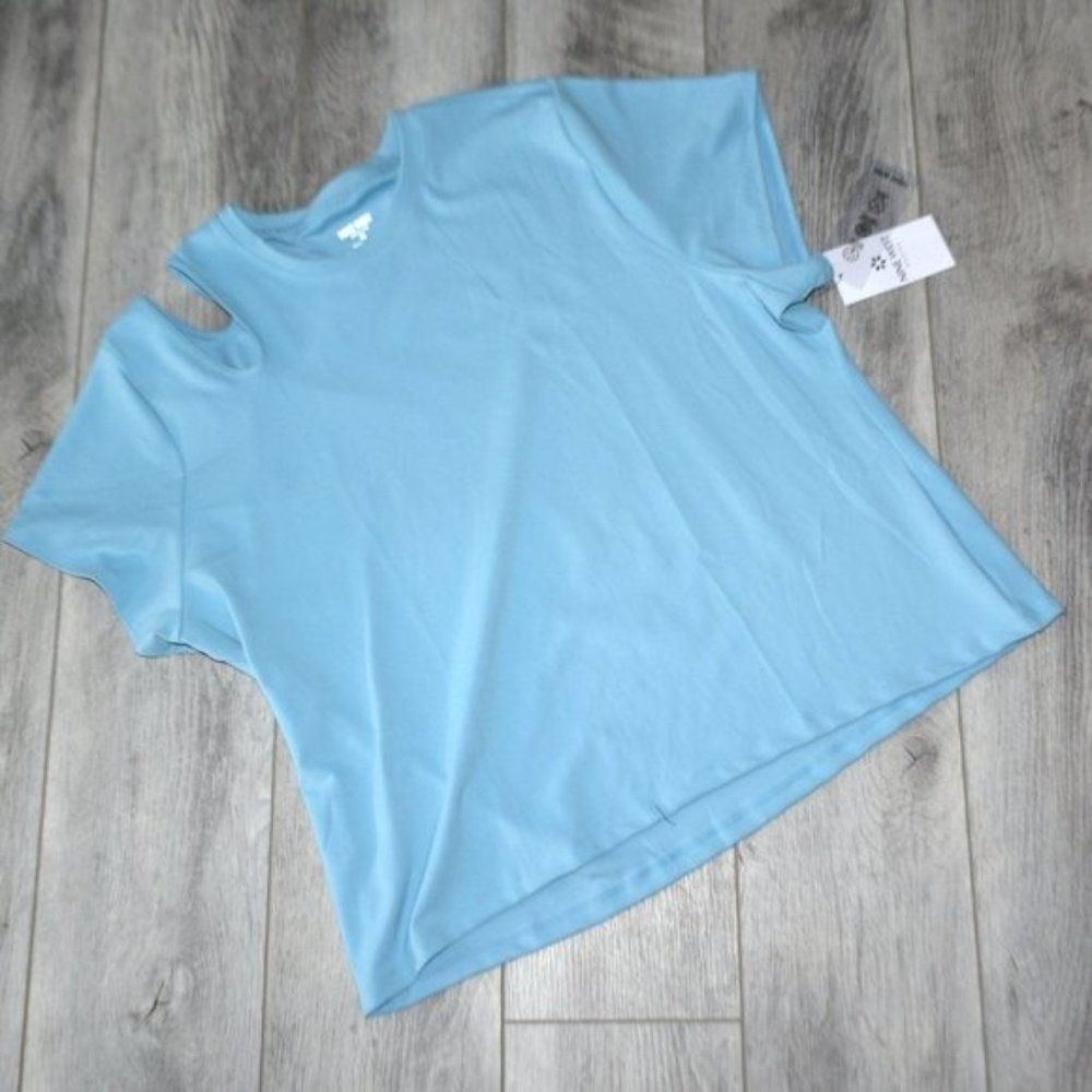 NINE WEST ACTIVE - Open Shoulder 4 Way Stretch Athletic Top